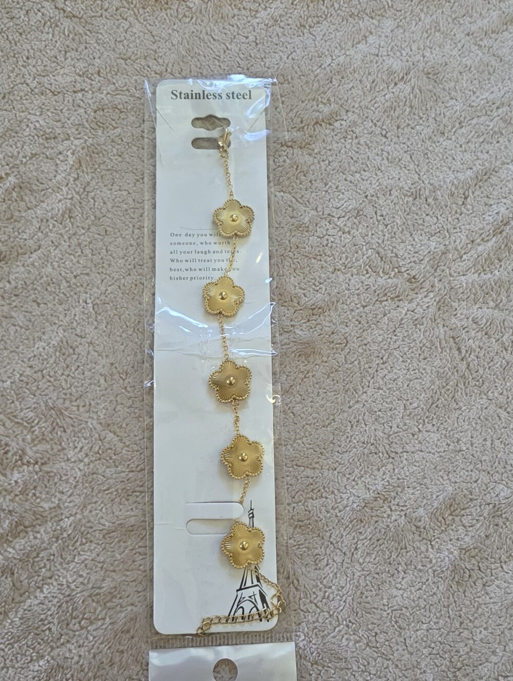 Gold Flower Bracelet